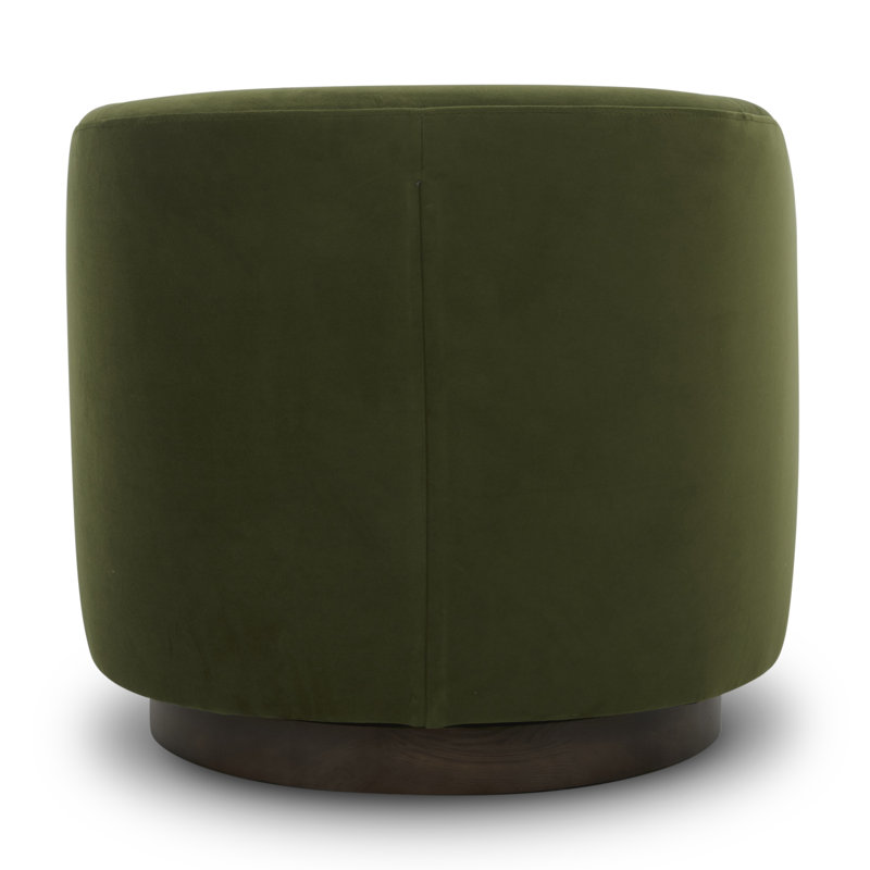 Upholstered Swivel Barrel Chair & Reviews Birch Lane